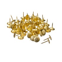 Гвозди декоративные 100 шт золото