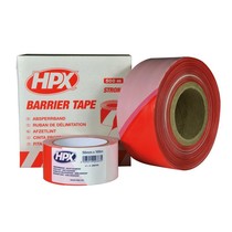 HPX лента барьерная 50мм*100м бело-красная B50100