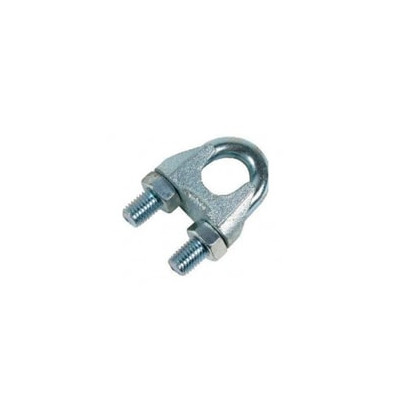 Single cable clamp 5 mm galvanized
