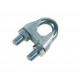 Single cable clamp 2 mm galvanized