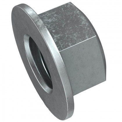 Nut with flange DIN 6923 M4 A4