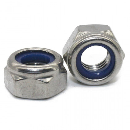 Nut DIN 985 M8 stainless steel A4-80