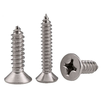Metal self-tapping screw DIN 7982 4.8x25 stainless steel A2-70 (form C)