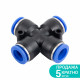 З'єднання цангове (Х-подібне) 10x10 мм Sigma (7026611)