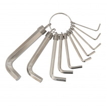 Ключи шестигранные 10 шт, 1.5-10 мм Grad (4022635)