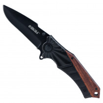 Нож раскладной 120мм (рукоятка комбинированная, металл-дерево) SIGМA (4375801)