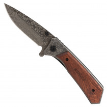 Нож раскладной 122мм (рукоятка дерево) SIGМA (4375821)