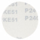 Шлифовальный круг без отверстий 75 мм, P240 (10шт) Sigma (9120711)