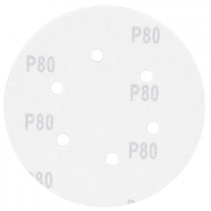 Шлифовальный круг 6 отверстий 150 мм, P80 (10шт) Sigma (9122251)