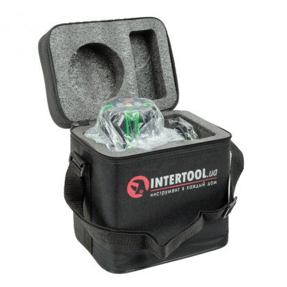 Рівень 5 лазерних головок, зелений лазер, звукова індикація Intertool MT-3008