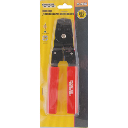 Клещи для обжима контактов 180 мм Mastertool 75-2256