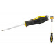 Викрутка плоска SL5x75 ударна Mastertool 49-5575