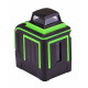 Рівень лазерний H360+V, 2 лазерні головки GREEN, 0.2мм/м, 10м, Li-ion, сумка Mastertool 30-1906
