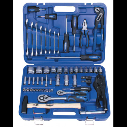 Набір ручного інструменту комбінований у кейсі 72шт СТАНДАРТ ST-0072