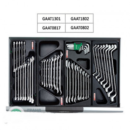 Візок з інструментом для автосервісу Toptul (Pro-Plus) 7 секцій 305 шт червоний GCAJ305H