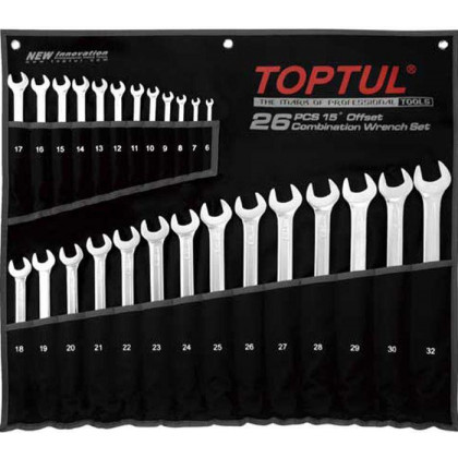 Ключ рожковый двухсторонний 18х19мм Tactix