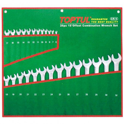 Ключ рожковый двухсторонний 18х19мм Tactix