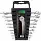 Набір ключів рожково-накидних Toptul 9 шт 6-19 мм GAAC0901