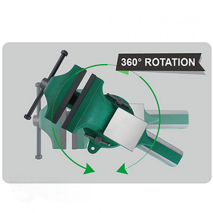 Тиски слесарные поворотные 125 мм 5