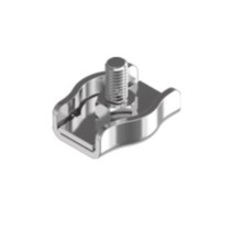 Single cable clamp 3 mm galvanized
