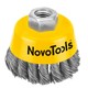 Диск чашка джгутова 65 M14x2 сталь NovoTools NTWB6514ST