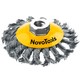 Дисковая щетка, плетеная проволока 115 М14х2 сталь NovoTools NTBWB11514ST