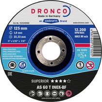 Диск по нерж.125x1.0х22.2 Dronco