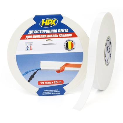 HPX лента д/кабельканалов 19мм*25м вспененная DSW1925